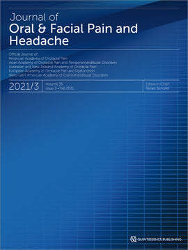 Journal of Oral & Facial Pain and Headache - online